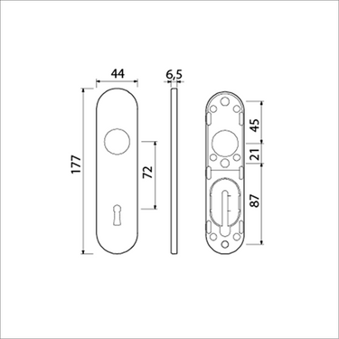 Ami kortschild 177 1 slg 72 klik f-1 - 210204