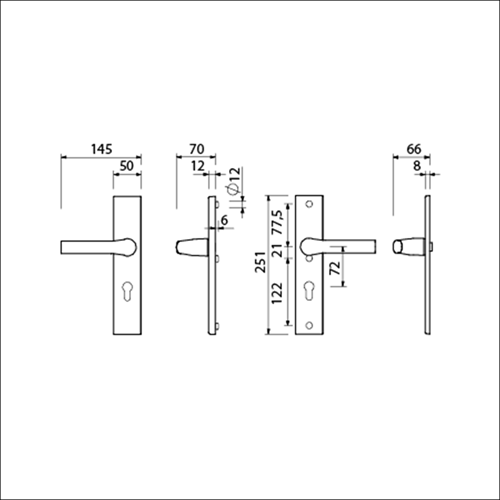 Ami veiligheidsbeslag 379 rotaveer 251 50 profielcilinder 72 f1 a z 379 rotaveer 251 50 profielcilinder 72 deurdikte 53 57 mm - 809210