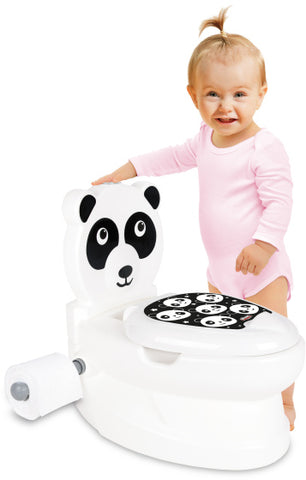 Panda educatief plaspotje wit zwart