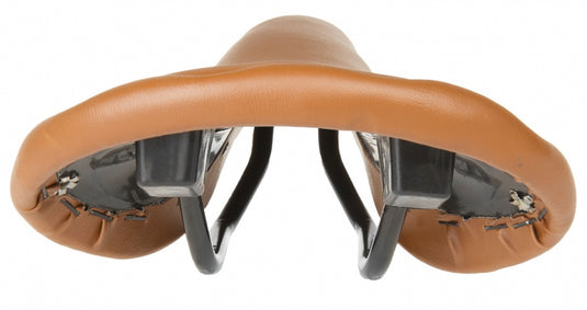 Rivet race zadel unisex imitatie leer bruin