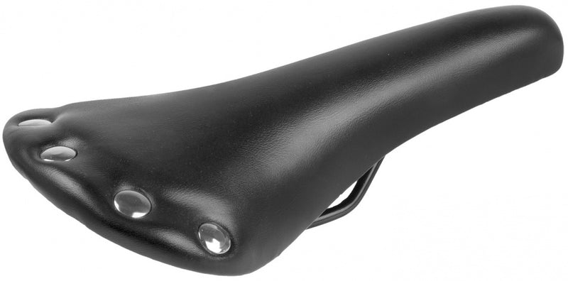 Load image into Gallery viewer, M-Wave Rivet race zadel unisex imitatie leer zwart
