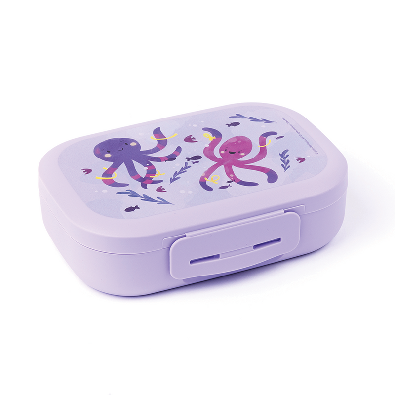 ギャラリービューアに画像をロードする, Amuse lunchbox medium paars octopus
