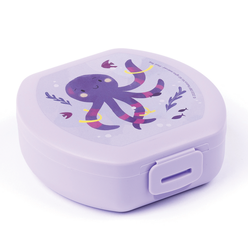 Chargez l'image dans la visionneuse de la galerie, Amuse snackbox small rond paars octopus
