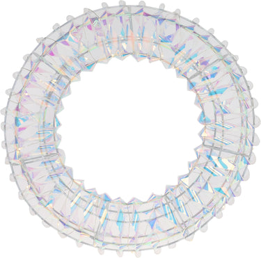 Home styling krans 30cm 30led shiny rainbow met timer
