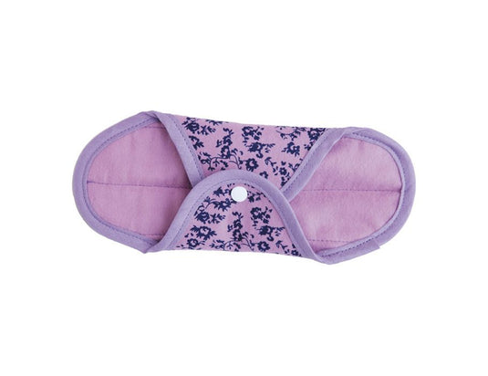 Anae wasbaar maandverband - dag - 2 st. - paarse bloemen