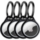 Apple airtag sleutelhanger set - zwart