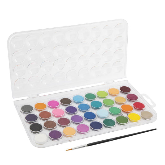 Grafix kleurenpallet aquarel, 36 kleuren