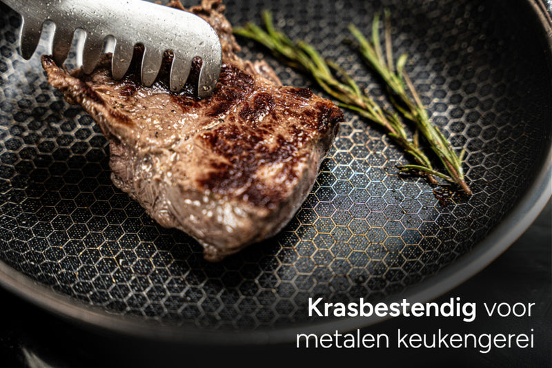 Load image into Gallery viewer, Arbaer 12-delige pannenset inductie met honingraat anti-aanbaklaag
