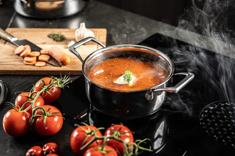 Load image into Gallery viewer, Arbaer 7-delige pannenset inductie met honingraat anti-aanbaklaag
