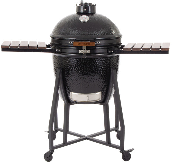 Load image into Gallery viewer, Arbaer Kamado Large Ø 21 inch met Frame Keramisch Zwart
