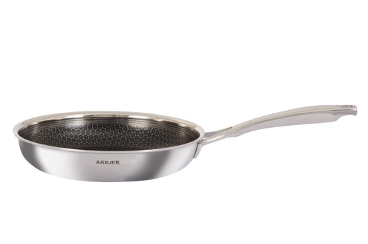 Arbaer koekenpan inductie ø 24 cm met honingraat anti-aanbaklaag