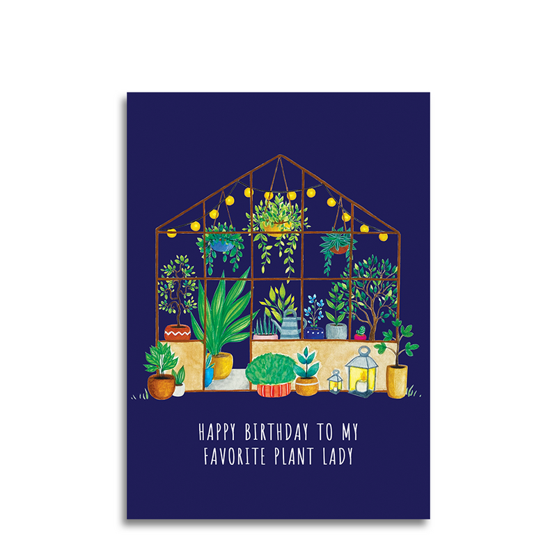 ギャラリービューアに画像をロードする, Art by andu wenskaart greenhouse garden
