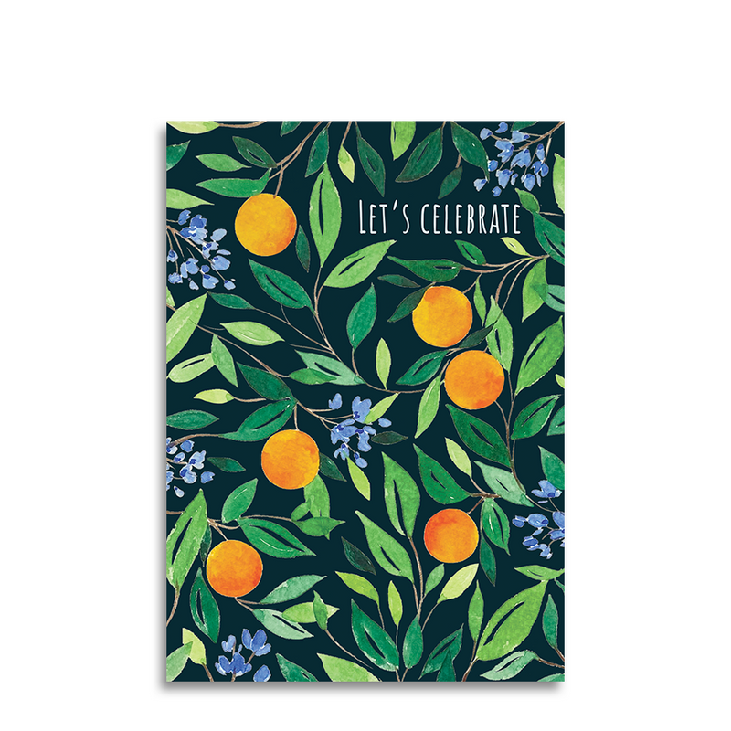 Laden Sie das Bild in Galerie -Viewer, Art by andu wenskaart orange tree
