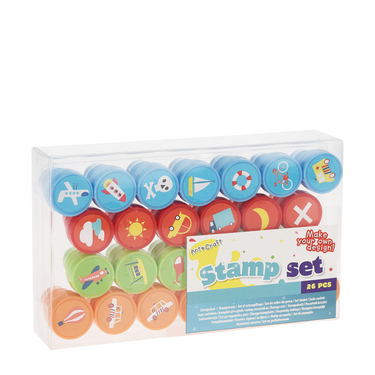 Art craft stempelset figuren 26-delig