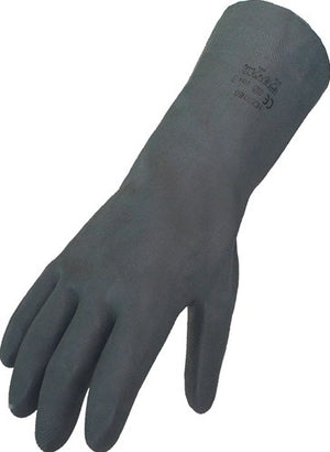 Asatex chemicaliënhandschoen | maat 9 zwart | en 388, en 374 | psa-categorie iii | 10 paar - 3470 9 3470 9
