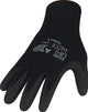 Asatex handschoen | maat 9 zwart | en 388 psa-categorie ii | nylon met polyurethaan | 12 paar - 3702 9 - 3702 9