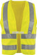 Asatex veiligheidsvest | maat universele | geel m. reflecterende schouders-strepen | en 20471 kl. 2 | 1 stuk - wtgp3 - wtgp3