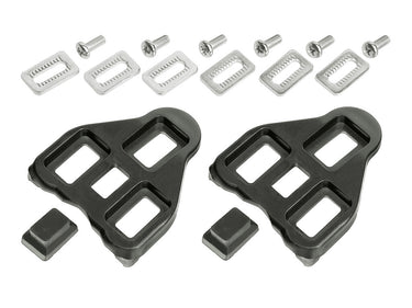 schoenplaatjes set look zwart 2 stuks