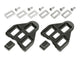 schoenplaatjes set look zwart 2 stuks