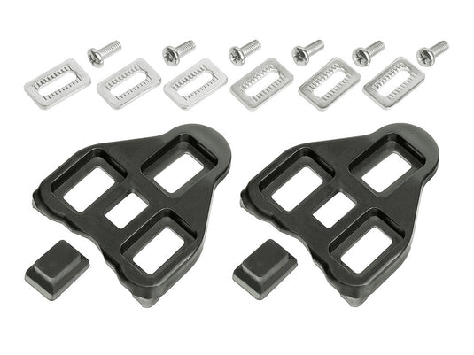 schoenplaatjes set look zwart 2 stuks