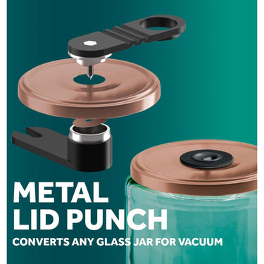 Airtender air vacuum - vacuã¼mpomp, luchtpomp, beluchter, 6 stoppers met bewaarclip in cadeaudoos