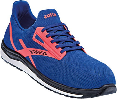 Atlas werkschoen runner 45 s1p | neon blauw | maat 46 - 4043692434414