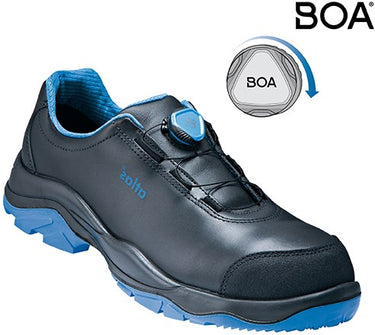 Atlas werkschoen sl 9645 xp 2.0 boa laag s3 w12 | zwart blauw | maat 36 - 00.012.122.36