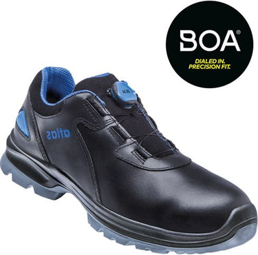 Atlas werkschoen sl 9645 xp 2.0 boa laag s3 w12 | zwart blauw | maat 36 - 00.012.122.36