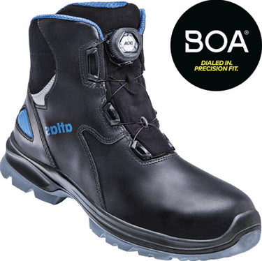 Atlas werkschoen sl 9845 xp 2.0 boa hoog s3 | zwart blauw | maat 43 - 00.012.105.43