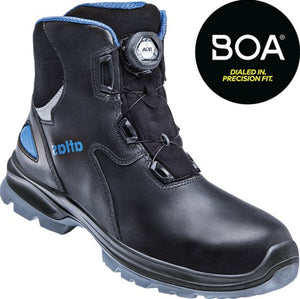Atlas werkschoen sl 9845 xp 2.0 boa hoog s3 | zwart blauw | maat 47 - 00.012.105.47