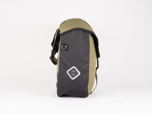 Atran velo zap enkele fietstas met avs adapter 25l groen