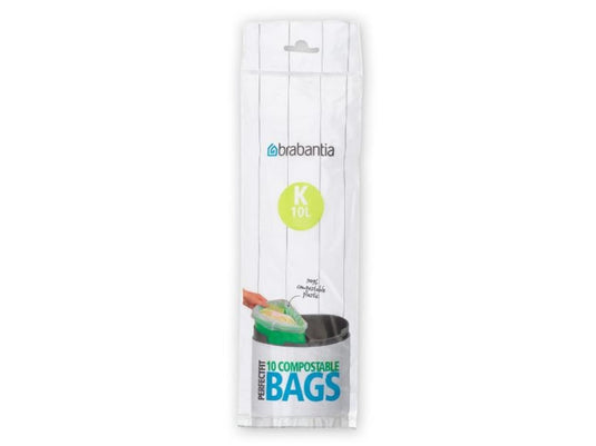 Brabantia perfectfit composteerbare 10 liter vuilniszakken k rol a 10 zakken