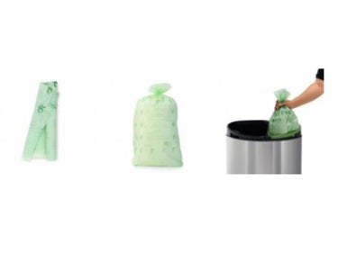 Brabantia perfectfit composteerbare 10 liter vuilniszakken k rol a 10 zakken