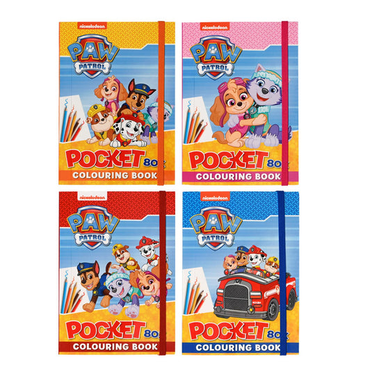 Paw patrol pocket kleurboek 80blz 14x10cm