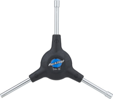 Parktool sw-15 3-way internal nipple spoke wrench