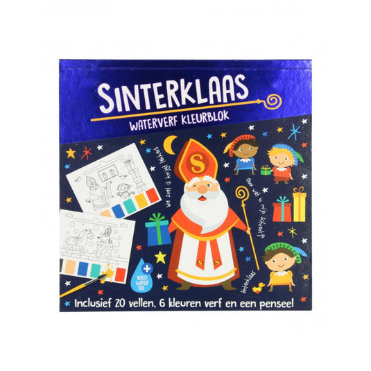 Waterverf Kleurblok Sinterklaas