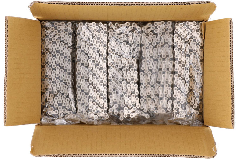 Load image into Gallery viewer, KMC Fietsketting X11 Silver Zwart 118 schakels
