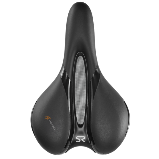 Selle royal zadel respiro moderate zwart