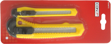Con:p set universele afbreekmessen set | 9 mm 18 mm - 2 delig - b20872