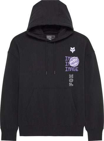 Load image into Gallery viewer, Fox head image phantom oversized fleece hoodie
