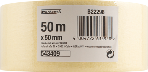 Load image into Gallery viewer, Werkzeyt schilderstape 50mm x 5m - b22298

