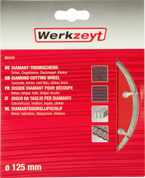 Con:p diamantslijpschijf beton 125mm - b23121