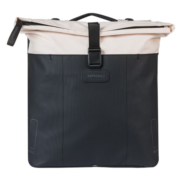 Afbeelding laden in galerijviewer, Basil b.v. tas basil vive dubbel wit zwart | mik | 35l
