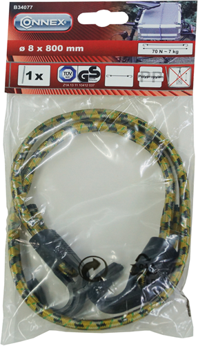 Afbeelding laden in galerijviewer, Connex verstelbare snelbinder 80cm + haken - b34077
