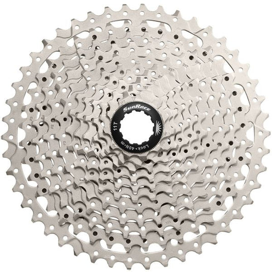 SunRace csms8 cassette 11 speed 11-40t. zilver in box