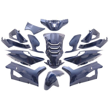 Edge plaatset 14-delig voor peugeot speedfight 4 - blauw metallic
