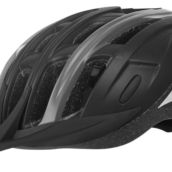 Polisport ride in fietshelm l 58-62cm zwart grijs