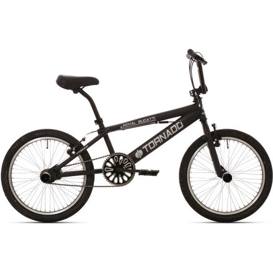 Royal bmx fiets -bugatti tornado freestyle 20 inch - mat zwart