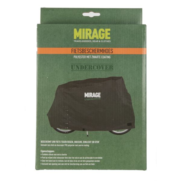 ギャラリービューアに画像をロードする, Mirage fietsbeschermhoes undercover 170d zwart, polyester
