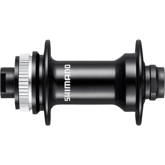 Shimano voornaaf hb-rs470 - 28 gaats - center lock - 12 mm steekas - zwart
